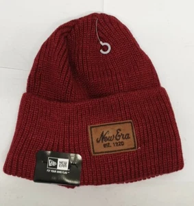 ♡ New Era Patched Wool Red Beanie One Size - Bild 1 von 5