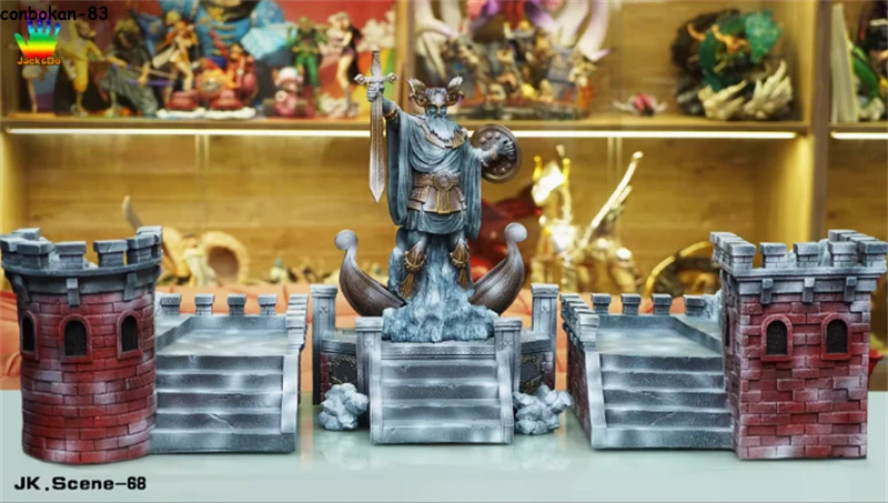 San Odín La Estatua Escena Nórdica Plataforma Resina Escultura Modelo Adorno Regalos Foto 1 de 4