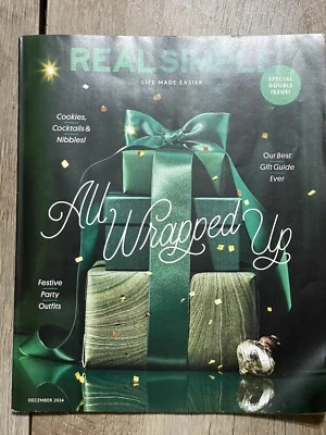 Real Simple Magazine December 2024 Double Issue Gift Guide, Party Outfits - Image 1 of 2