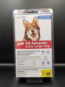 K9 Advantix Flea & Tick X-Large Dog Over 55 lbs  2 Monthly Doses 