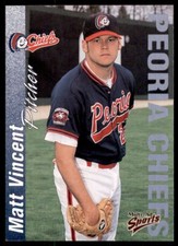 2000 MultiAd Peoria Chiefs Matt Vincent #MAVI