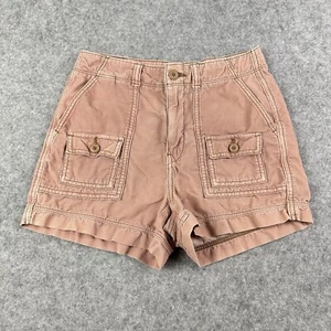 American Eagle Micro Corduroy Shorts Womens 0 Cargo Highest Rise 90s Boyfriend - Picture 1 of 12