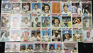 1977 TOPPS STARTER SET + TOM SEAVER (NO DUPLICATES) JC - Picture 1 of 17