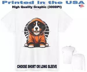 DigiPups Bernese Mountain Dog Urban Cachorro Sudadera con Capucha Dibujos Animados Gráfico Camiseta - Imagen 1 de 6