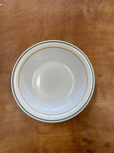 Corelle Kolibri Suppe Müslischale 7 1/4 Grün Goldbänder 1 EA 12 verfügbar - Bild 1 von 2
