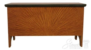 L55900EC: DAVID SMITH Bench Made Grain Painted Blanket Chest - Picture 1 of 9