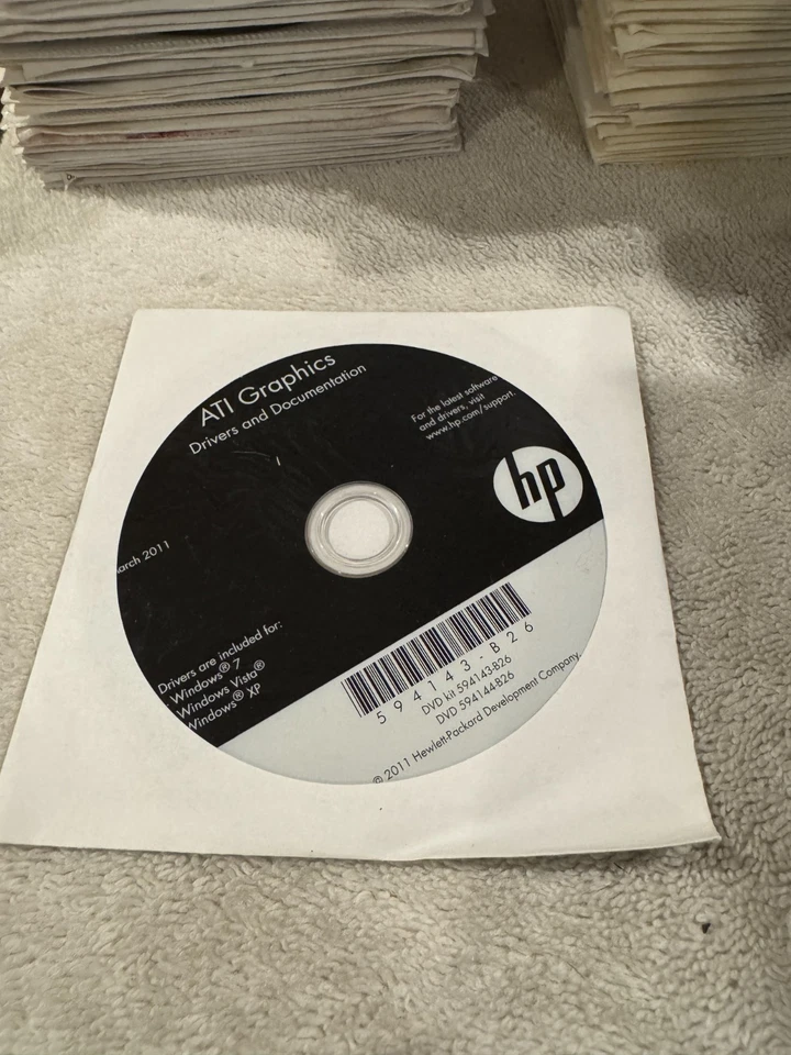 HP ATI Graphics Drivers and Documentation DVD - GOOD CONDITION!!! - Image 1 of 1