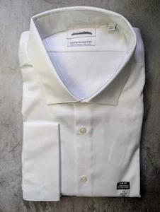 NWT Calvin Klein Men’s White Dress Shirt | Slim Fit | Wrinkle-Free | Size 19 - Picture 1 of 4