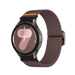 Bracelet de Montre Connectée Nylon Noir Ajustable Pour Galaxy Watch 4/5/6/7 - Zdjęcie 1 z 32