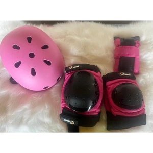 JBM Adultos Equipo de Protección para Jinete Casco, Codo, Rodilleras Muñequeras Protectores Grandes - Imagen 1 de 5