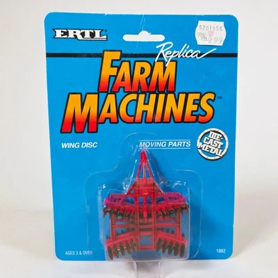 Ertl Farm Machines • Wing Disc  # 1862 • NOS Sealed • 1992  - Image 1 of 4