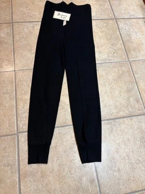 NOS ~ BONNIE LEE (2x) 黑色紫色毛衣紧身裤加大码全新 2 双 — 第 1/2 张图片