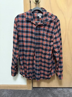 Orange Fall Flannel - Amazon Essentials - Men’s Large (Excellent Condition) - Image 1 of 2