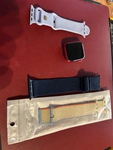 Apple Watch Series 6 Product Red 40mm Aluminium GPS Rot 3X Armband - Bild 1 von 8