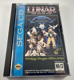 Lunar: The Silver Star (Sega CD, 1993) Complete / CIB - NO REG CARD - Tested