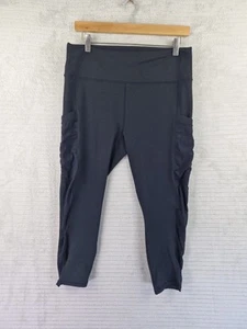 Fabletics Cashel Foldover Powerform Cropped Leggings Ruched Size XXL Waist 30" + - Picture 1 of 12
