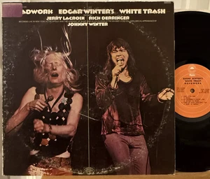 Edgar Winter's White Trash Roadwork Vinyl 2 LP Epic PEG 31249 Rick Derringer EX - Picture 1 of 8