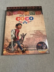 COCO Steelbook Blu-ray BLUFANS FULL SLIP NEW SEALED Disney Pixar Glossy Embossed - Picture 1 of 5