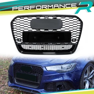 Parrilla frontal parrilla de nido de abeja negra para AUDI A6 C7 4G Limo Avant 2011-2014 - Imagen 1 de 12