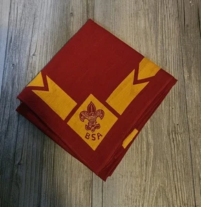 Boy Scouts Uniforme Rojo y Naranja Pañuelo BSA Pañuelo para el Cuello - Imagen 1 de 4
