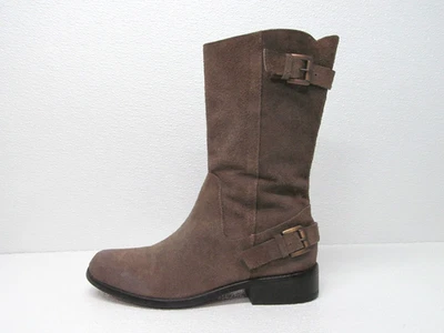 Botas de cuero Steve Madden Luxe Tory para mujer talla 7,5 M diseño elegante de motociclista Foto 1 de 4