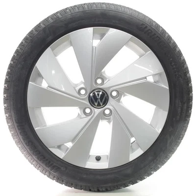 VW Golf 8 VIII CD1 Winterräder Belmont Bridgestone 205/50R17 DOT24 5H0601025B - Bild 1 von 4
