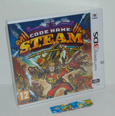 Code Name Steam S.T.E.A.M. Nintendo 3DS 2DS PAL RPG New and Factory Sealed - Image 1 of 4