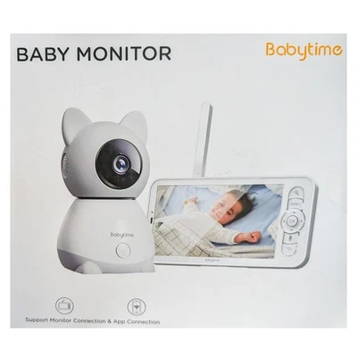 BabyTime Video-Babyphone 5-Zoll-Farbdisplay mit 1080P Kamera