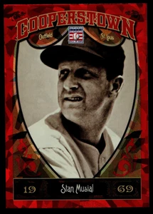 2013 Panini Cooperstown Red Crystal #56 Stan Musial /399 Cardinals HOF B20:28 - Picture 1 of 2