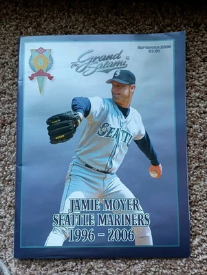 2006 Seattle Mariners baseball Publication - Jamie Moyer Tribute Kenji Johjima - Image 1 of 4