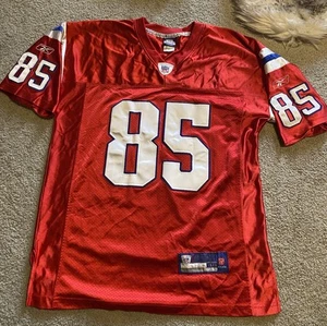 Reebok NFL Players #85 Chad “Ochocinco” Johnson New England Patriots Jersey 48 - Picture 1 of 4