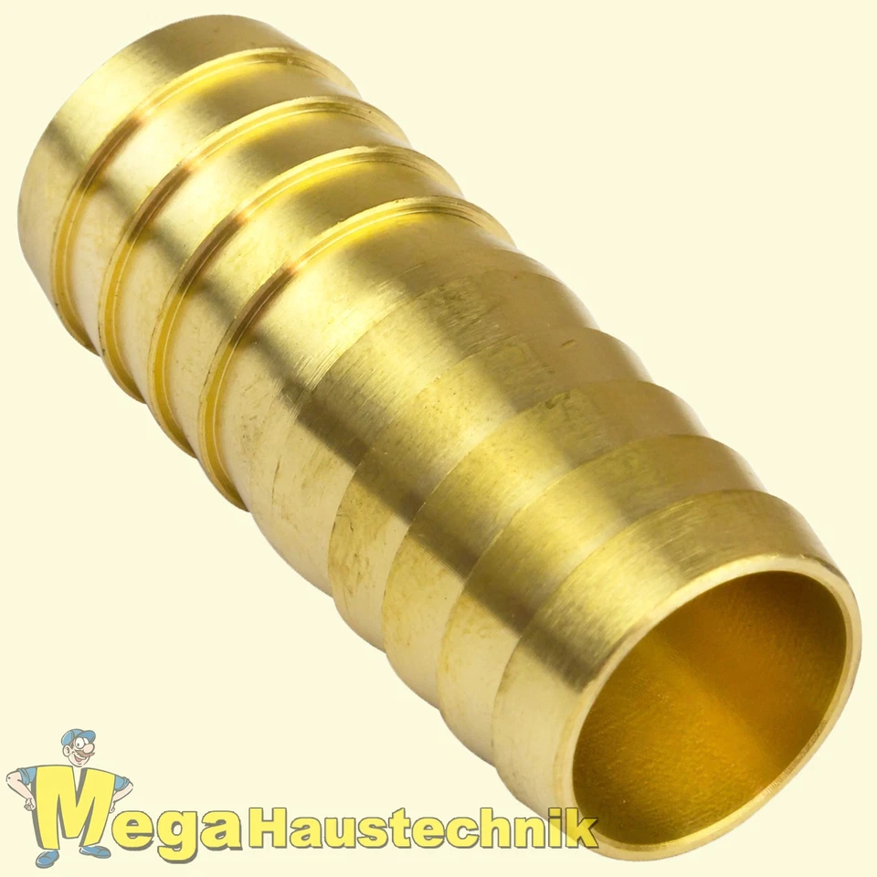 Schlauchverbinder gerade aus Messing Tülle Schlauchtülle Gartenschlauchanschluß - Bild 1 von 1