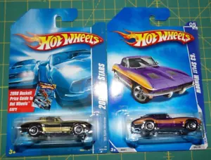 2X - 2008 Hot Wheels All Stars - '63 Corvette Split Window - Gold & Purple - Bild 1 von 7