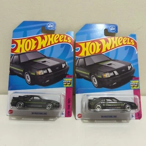 2023 Hot Wheels #25 HW: The '80S '84 Mustang SVO schwarz - Bild 1 von 7