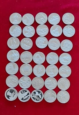 35 Silver Quarters 2010-2018 - Image 1 of 2