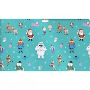 Hallmark Wrapping Paper Christmas Rudolph the Red-Nosed Reindeer Blue 25 sq ft H - Picture 1 of 4