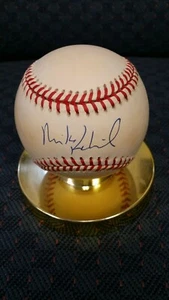 Mike Kekich Autogramm AL Brown Baseball. JSA authentifiziert. - Bild 1 von 5