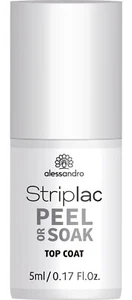 alessandro STRIPLAC -PEEL OR SOAK Top Coat Clear/ Transparent 5ml NEU/ OVP - Bild 1 von 3