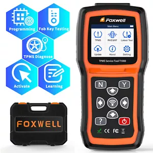 FOXWELL T1000 TPMS Tool TPMS Sensors Activate/Reset/Programming T10 Diagnostic - Foto 1 di 9