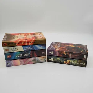 Jennifer Roberson Book Lot Tiger & Del Complete 1 2 3 4 + Karavans 1 2 Paperback - Picture 1 of 12