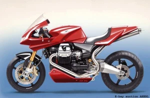 Moto Guzzi MGS-01 Corsa design motorcycle Ghezzi Brian 2002 photo press photo - Picture 1 of 1