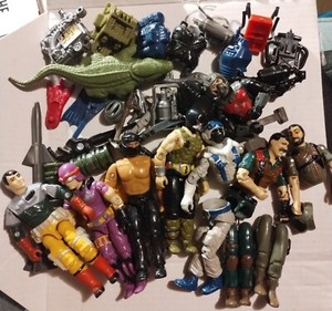 🔥Vintage GI Joe LOT - Figures &parts & Original Lot of Accessories - Nice Lot!