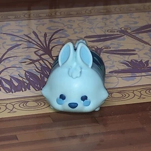🟢 Disney Tsum Tsum Stack Vinyl White Blue Splatter Rabbit MEDIUM Alice - Picture 1 of 4