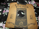 antique VICTOR RECORDS SLEEVE pour disque vinyle LP 10" avec logo 'Victory' (N clst)