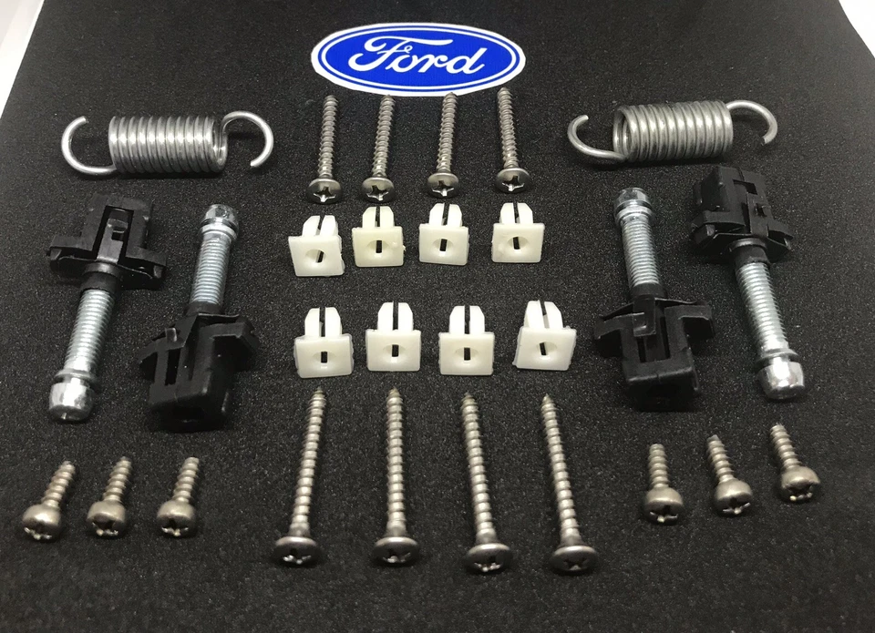 Ford Truck F100 F250 F350 1967 1968 1969 kit de herrajes de rejilla con resortes ajustables Foto 1 de 4