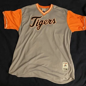 Detroit Tigers Authentic Players Weekend Size 52 Majestic Jersey - Picture 1 of 4