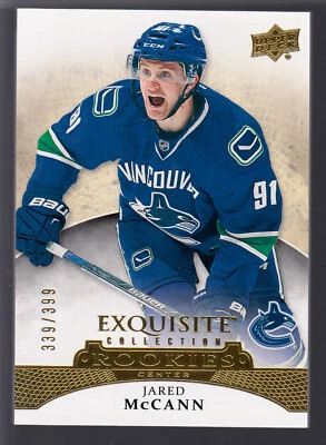 2015-16 UD Upper Deck Exquisite Rookie #R-10 Jared McCann RC 339/399 Penguins  - Image 1 of 2