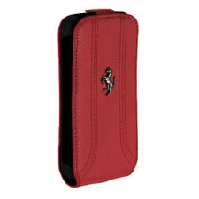 Ferrari Leather Flap Case For Samsung Galaxy S4 Original Red Phone Cover OEM NEW