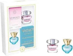 Versace Perfume for Women EDT Mini Duo Splash 0.17 fl oz 5 ml - Gift Set - Picture 1 of 1