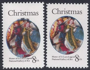 1471 - 8c Black Color Shift Error / EFO "Master of St. Lucy Legend" Mint NH - Picture 1 of 1